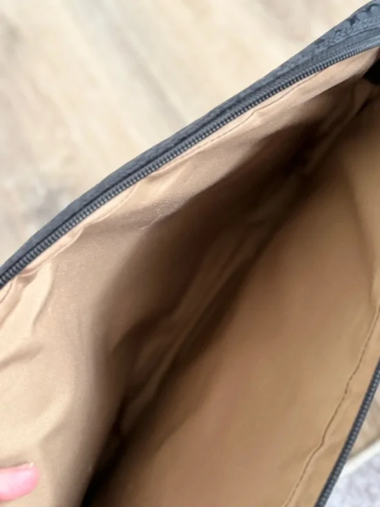 Vintage Coach Black Signature Zip Around Wallet - Picture 3 of 5